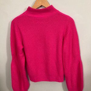 autumn cashmere pink sweater - small